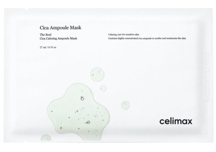 Celimax The Real Cica Calming Ampoule Mask 27 ml