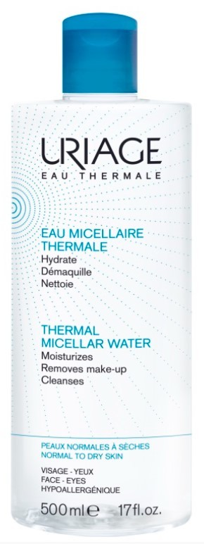 Uriage Thermal micellair water normale tot droge huid 500ml