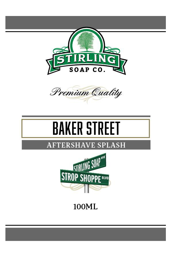 Stirling Soap Co. after shave Baker Street 100ml