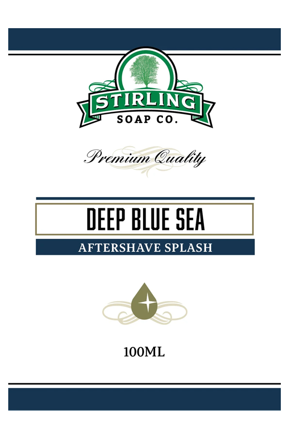 Stirling Soap Co. after shave Deep Blue Sea 100ml