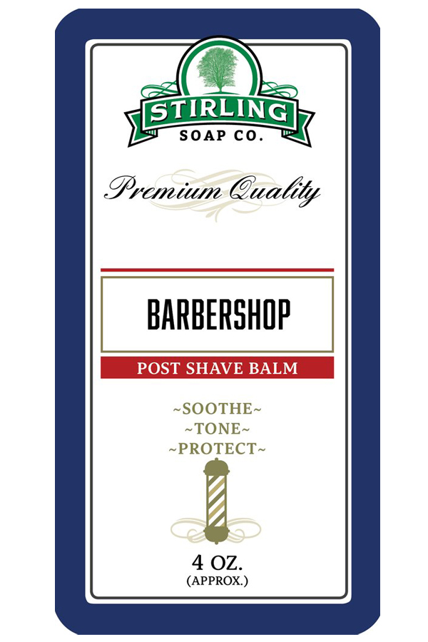 Stirling Soap Co. after shave balm Barbershop 118ml