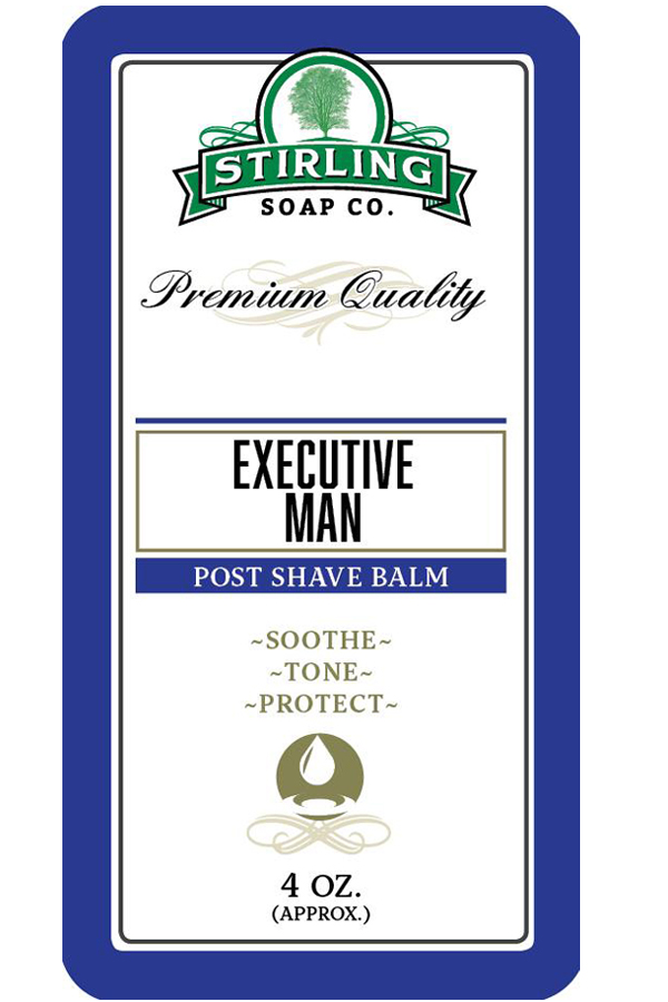 Stirling Soap Co. after shave balm Executive Man 118ml