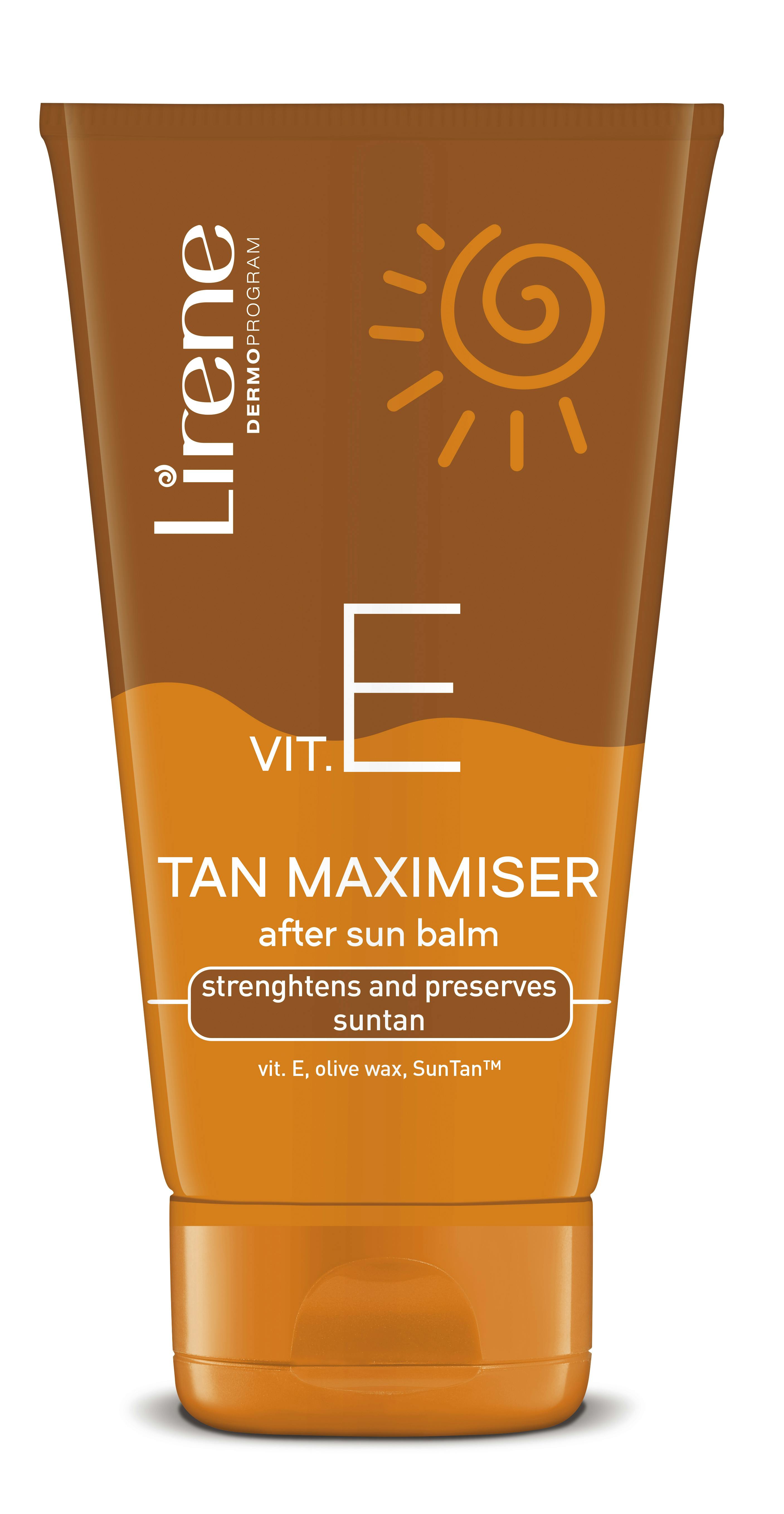 Lirene Vitamin Tan Building Balm Before And After Sunbathing With Vitamin E 150 ml