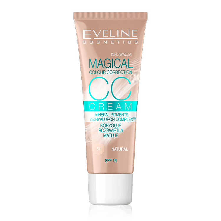 Eveline Magical CC Cream 51 Natural SPF15 30 ml