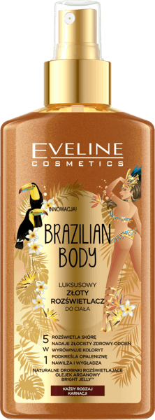 evelinecosmetics Eveline Cosmetics Körperspray Brazilian Body Golden Body Illuminator 150ml