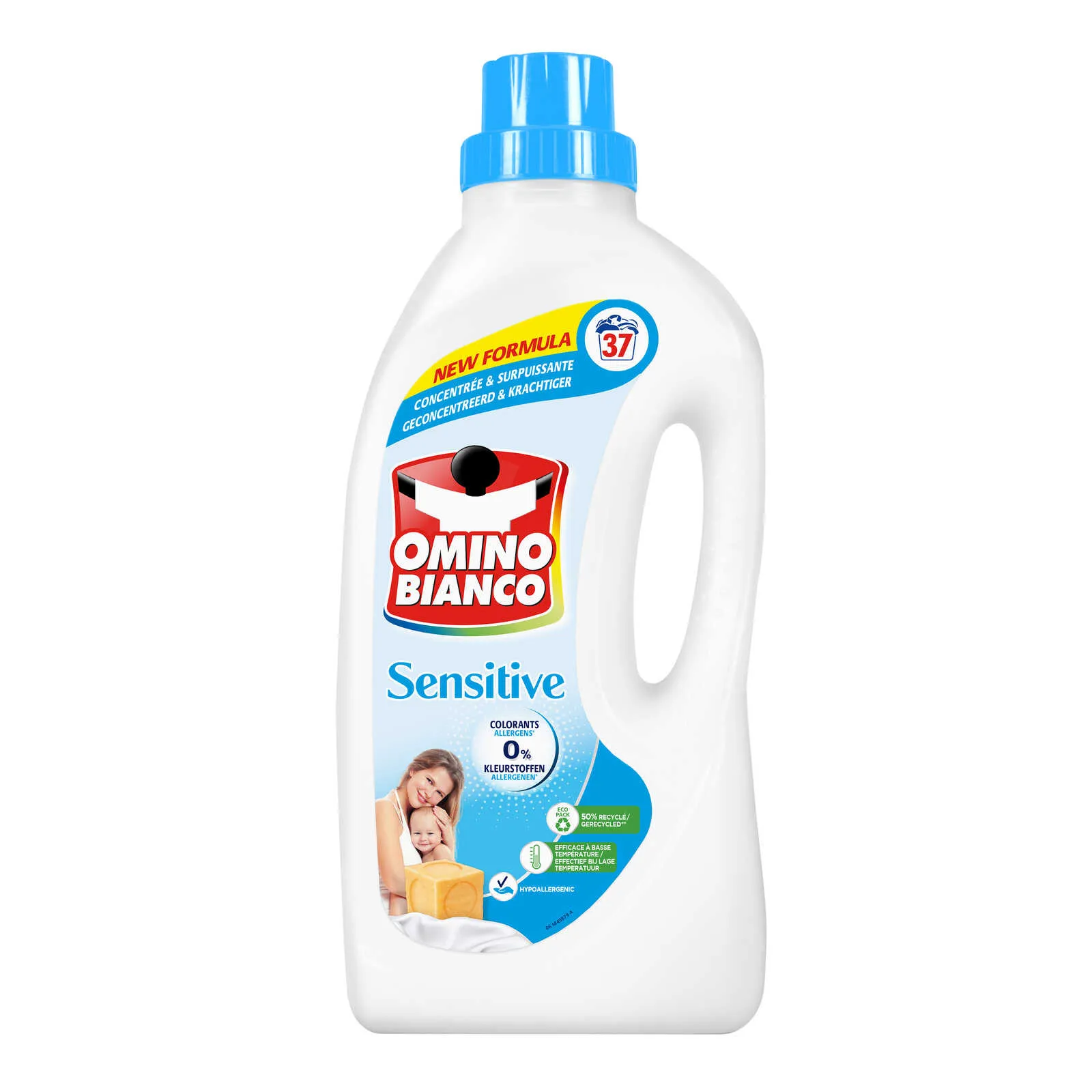 Omino Bianco Vloeibaar Wasmiddel Sensitive - 37 wasbeurten