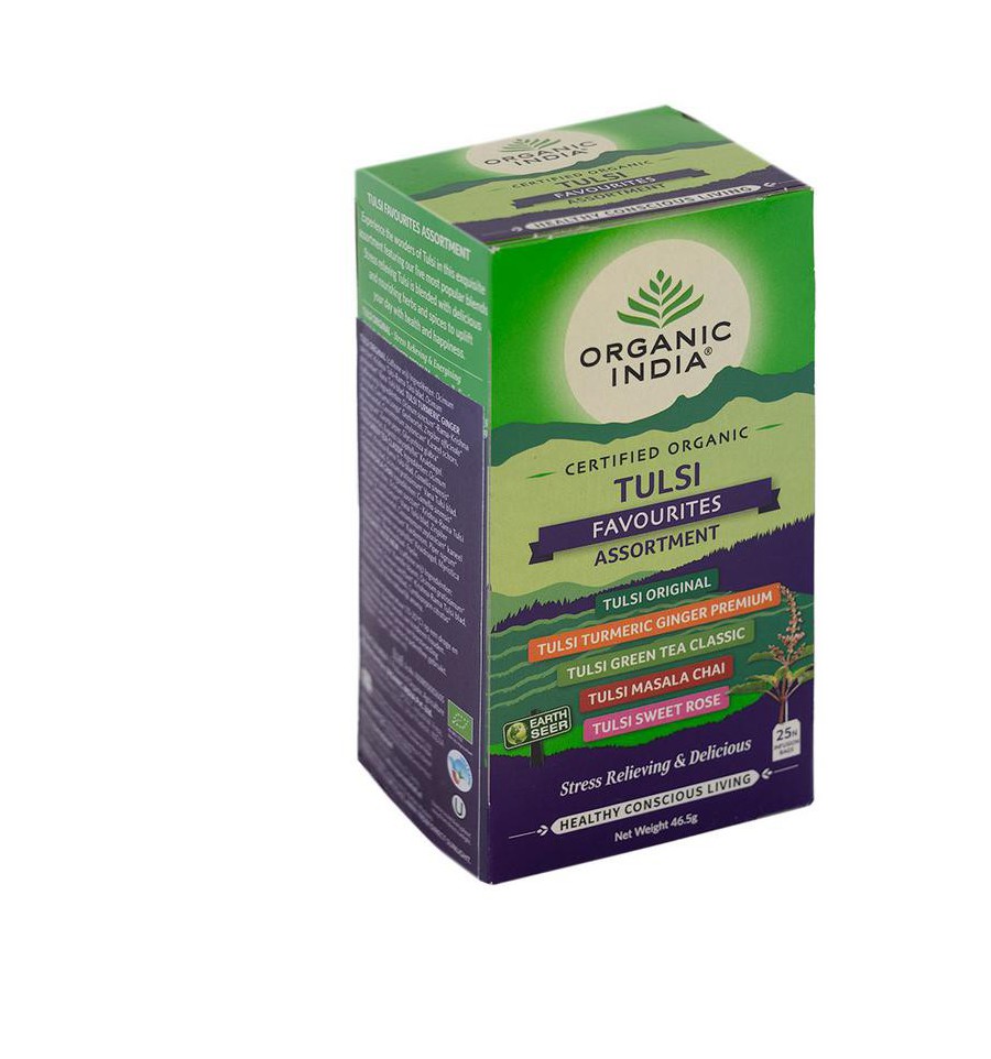 Organic India Tulsi favourites assortiment thee bio