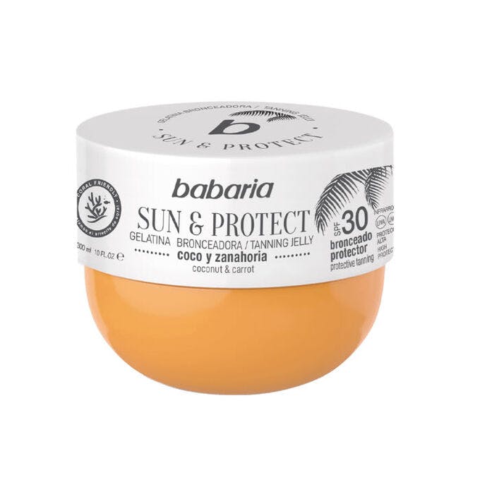 Babaria Sun & Protect Tanning Jelly Coconut & Carrot SPF 30 300 ml