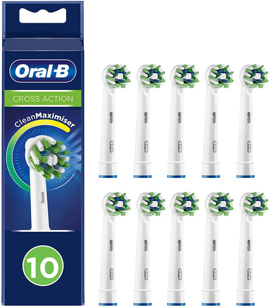 Oral B Oral-B Cross Action Opzetborstel - 10 Stuks