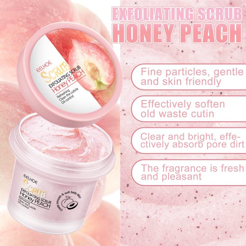 Beauty Makeup Station Honey Peach Body Scrub voor diepe reiniging en exfoliatie