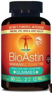 Nutrex Hawaii Astaxanthine Bioastin 6 mg + D3-1000 Gummies 60 gummy's
