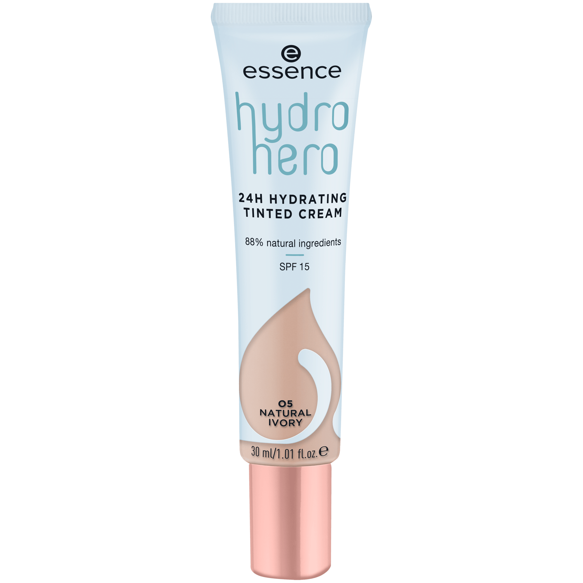 Feuchtigkeitscreme Mit Farbe Essence Hydro Hero 05-natural Ivory Spf 15 (30 Ml)