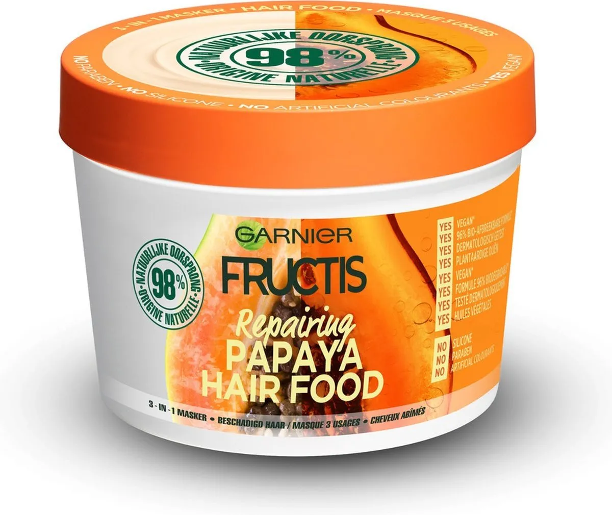 Garnier Fructis Haarmasker Repairing Papaya - 390 ml