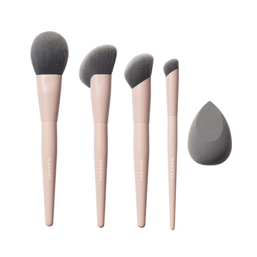 Morphe Shaping Essentials Bamboo & Charcoal Infused Face Brush Set