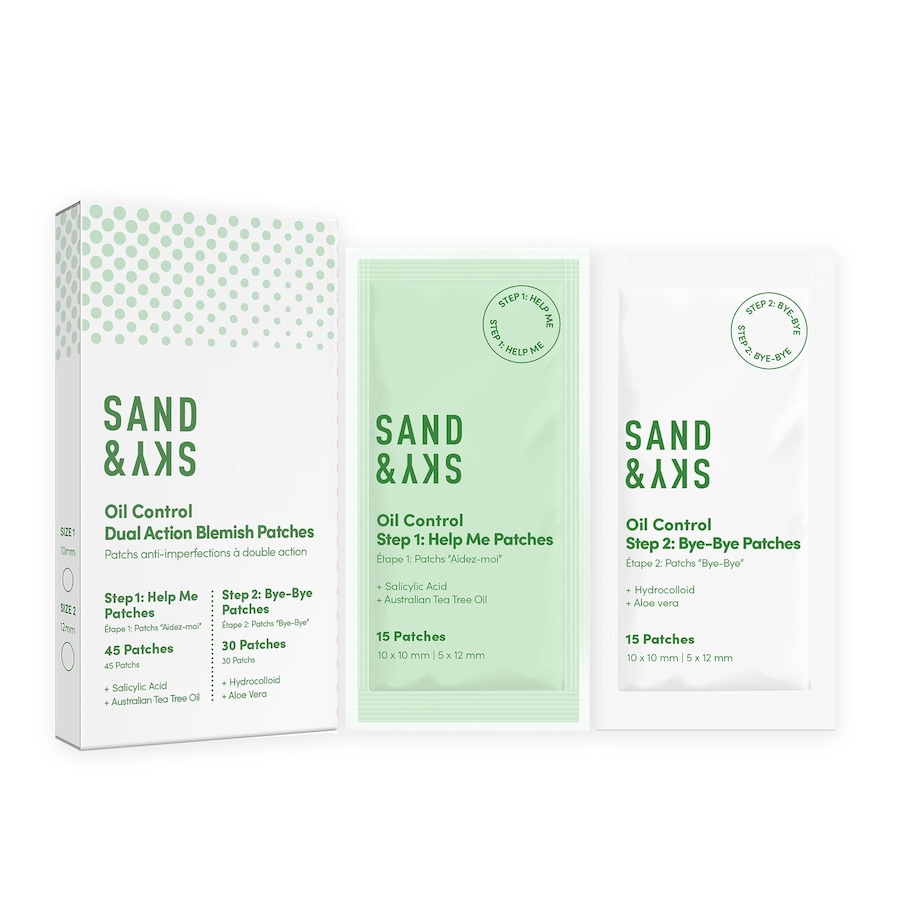 Sand & Sky Oil Control Dual action blemish patches Pimple Patches