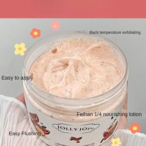 BEAUTY LIPSTICKS Pomegranate Cherry Blossom Body Scrub Chicken Skin Removal Full Body Rejuvenation Exfoliating Scrubber