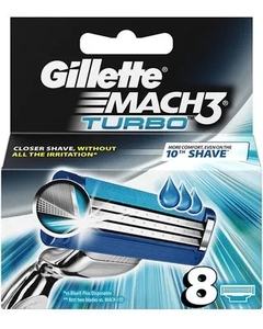 Gillette Mach3 Turbo scheermesjes new (8 st.)