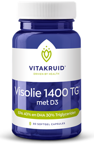 Vitakruid Visolie 1400 TG met D3 Capsules