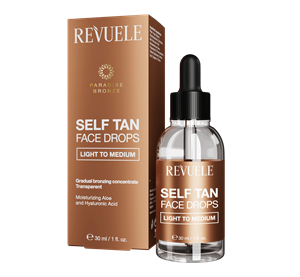 Revuele Self Tan Face Drops Light To Medium 30 ml
