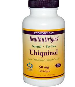 Healthy Origins Ubiquinol Kaneka QH 50 mg (150 Softgels) - 
