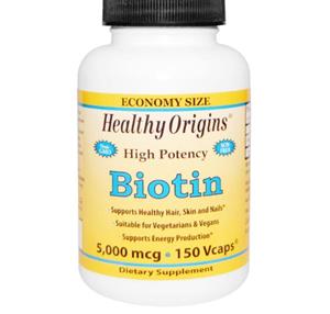 Healthy Origins Biotine, Hoge Dosering, 5000 mcg (150 vegetarische capsules) - 