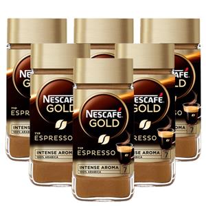 Nescafé  Gold Espresso Oploskoffie - 6x 100g