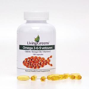 Livinggreens Omega 3-6-9 visolie 180 capsules