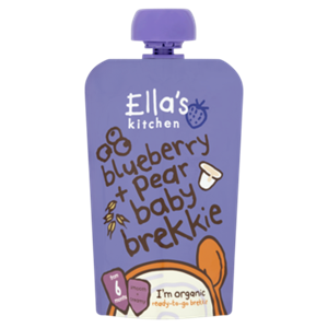 Ella's kitchen lla's Kitchen Blueberry + Pear Baby Brekkie 6+ Months 100g bij Jumbo