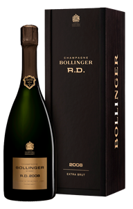 Champagne Bollinger Bollinger R.D. Extra Brut 2008 in luxe houten kist