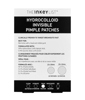 THE INKEY LIST Hydrocolloide Pleisters Voor Onzichtbare Puistjes  - Pimple Patch Hydrocolloïde Pleisters Voor Onzichtbare Puistjes