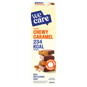 WeCare Meal replacement bars chewy caramel 120gr