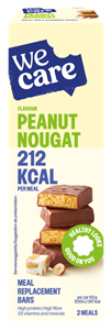 WeCare Meal replacement bars peanut nougat 116gr