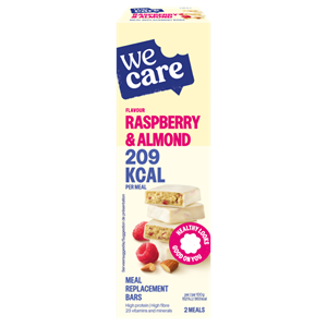 WeCare Meal replacement bars raspberry almond 116gr