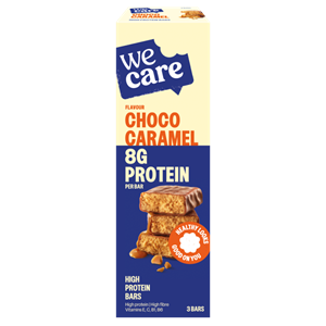 WeCare High protein bars choco caramel 81gr