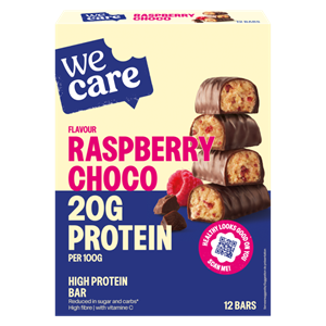 WeCare High protein bars choco raspberry 372gr