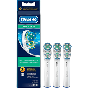 Oral-B Dual Clean opzetborstels - 3 stuks