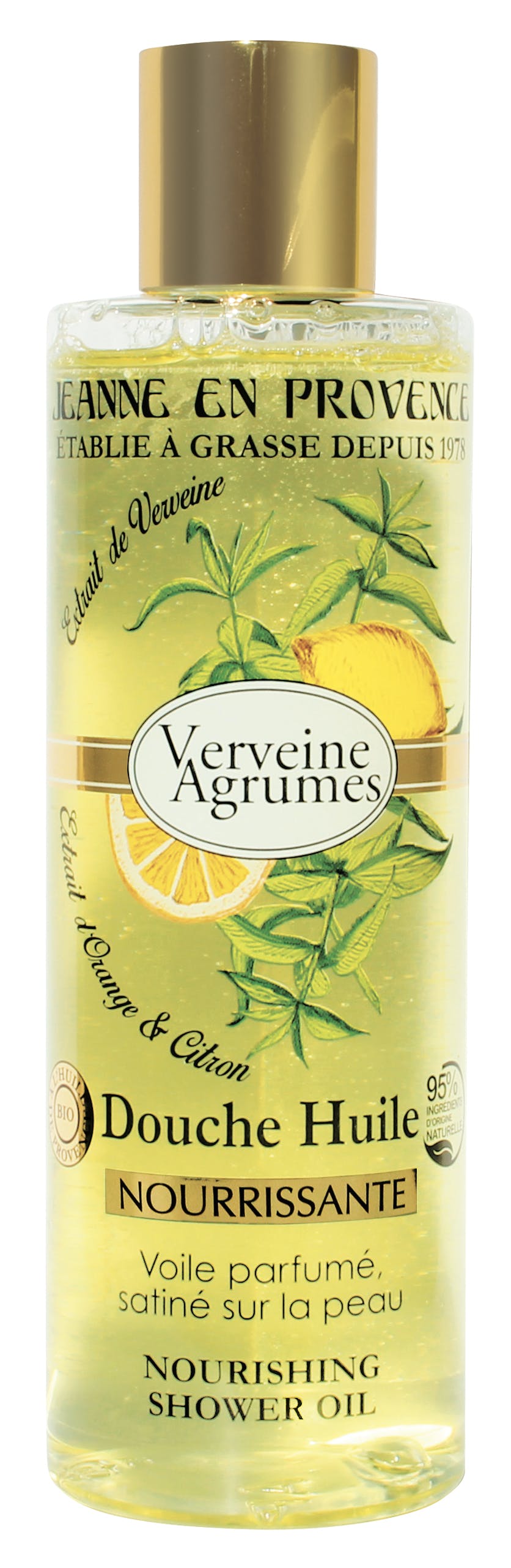Jeanne en Provence Verveine Agrumes Shower Oil 250 ml