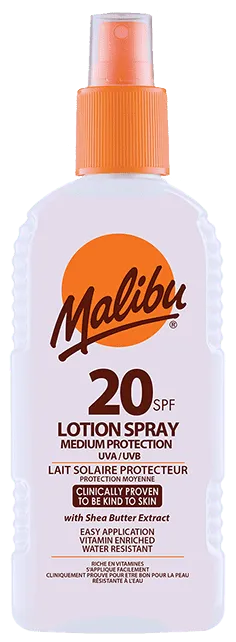 Malibu Zonnebrand Spray SPF20 - 200ml