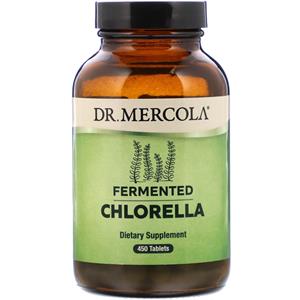 Dr. Mercola Gefermenteerde Chlorella (450 tabletten) - Dr Mercola