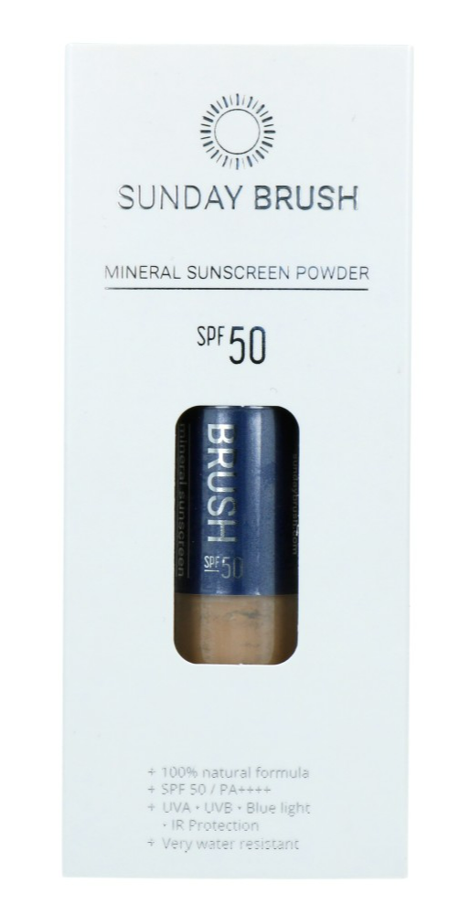 Sunday Brush Mineral Sunscreen Powder SPF50
