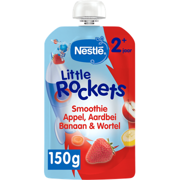 Nestle estle Little Rockets Smoothie Appel, Aardbei, Banaan & Wortel 2+ Jaar 150g bij Jumbo