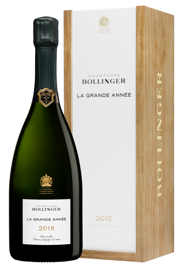 Champagne Bollinger Bollinger La Grande Année Brut 2015 (in luxe houten kist)