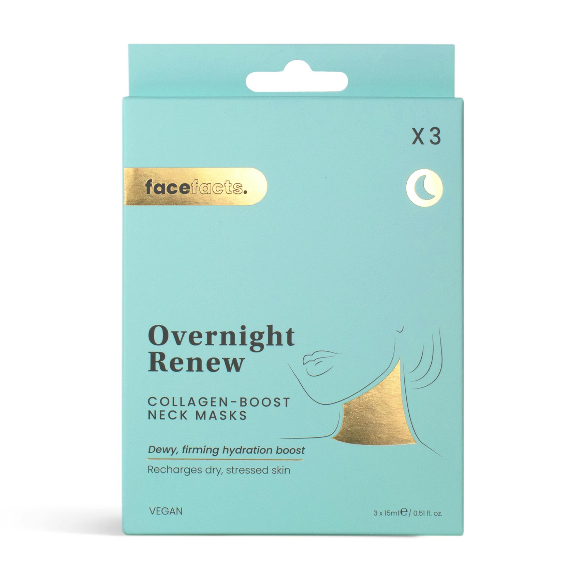 Face Facts Overnight Renew Collagen-Boost Neck Mask 1 st