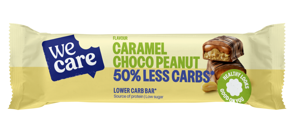 WeCare Low Carb Caramel Choco Peanut Bar
