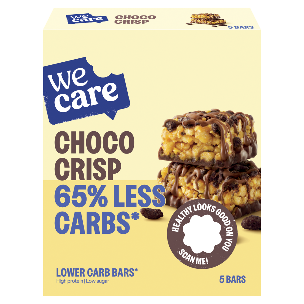 WeCare Low Carb Choco Crisp Bars