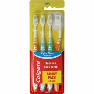 Colgate Tandenborstel extra clean soft 4st