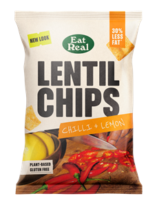 Eat Real Lentil Chips Chilli & Lemon