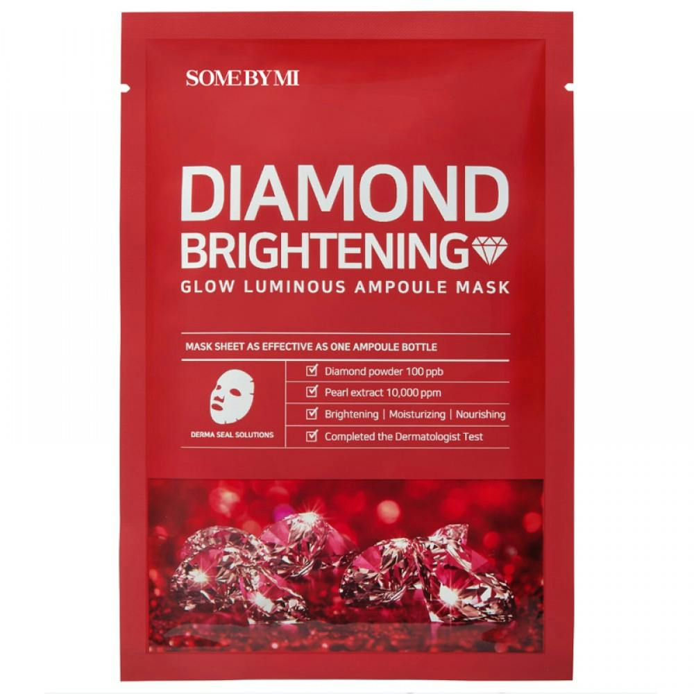 Some By Mi Red Diamond Brightening Glow Lumious Ampoule Mask 1 st