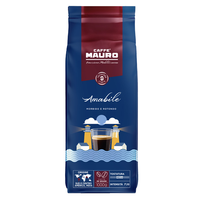 Mauro Caffè  koffiebonen Mediterranean AMABILE (1kg)