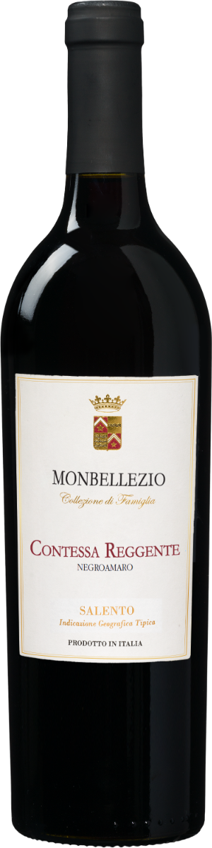 Wijnbeurs Monbellezio 'Contessa Reggente' Negroamaro